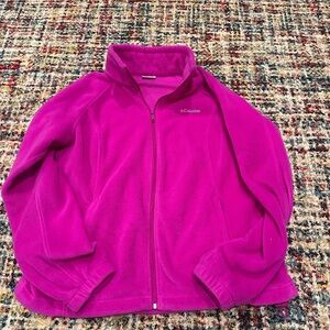 Columbia Vibrant Pink Fleece Outerwear